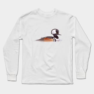 Hooded Merganser Long Sleeve T-Shirt